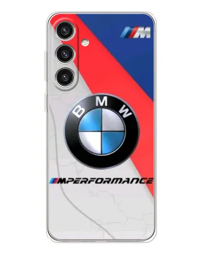 Чехол для Samsung Galaxy S25 Plus с картинкой «BMW Performance стиль»