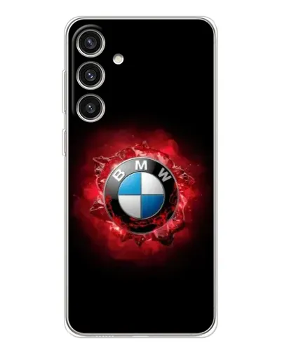 Чехол для Samsung Galaxy S25 Plus с картинкой «Логотип BMW — вспышка»