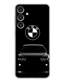 Чехол для Samsung Galaxy S25 Plus с картинкой «BMW — взгляд из темноты»