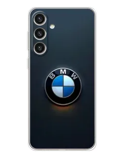 Чехол для Samsung Galaxy S25 Plus с картинкой «Логотип BMW — минимализм»