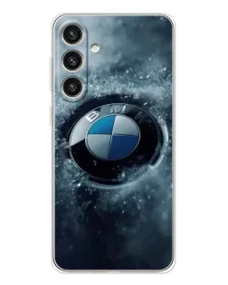 Чохол для Samsung Galaxy S25 Plus з картинкою «Логотип BMW — лід»