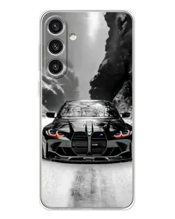 Чохол для Samsung Galaxy S25 Plus з картинкою «BMW — акварельний дрифт»