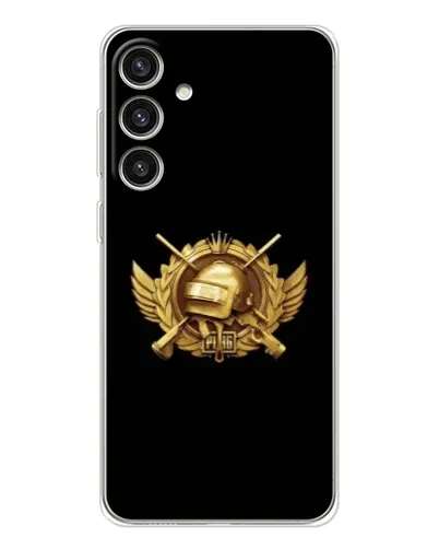Чехол для Samsung Galaxy S25 Plus с картинкой «PUBG — оранжевый градиент» Чехол для Samsung Galaxy S25 Plus с картинкой «PUBG — оранжевый градиент»