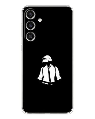 Чехол для Samsung Galaxy S25 Plus с картинкой «PUBG — белый шлем» Чехол для Samsung Galaxy S25 Plus с картинкой «PUBG — белый шлем»