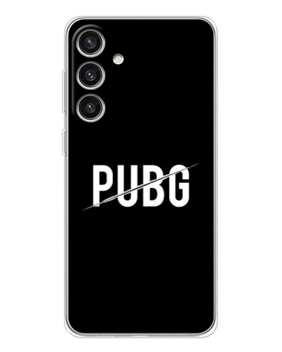 Чехол для Samsung Galaxy S25 Plus с картинкой «PUBG — белый логотип» Чехол для Samsung Galaxy S25 Plus с картинкой «PUBG — белый логотип»