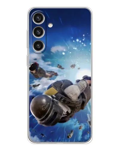 Чехол для Samsung Galaxy S25 Plus с картинкой «Десант PUBG — прыжок» Чехол для Samsung Galaxy S25 Plus с картинкой «Десант PUBG — прыжок»