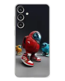 Чехол для Samsung Galaxy S25 Plus с картинкой «Among Us — 3D стиль»