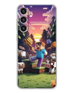 Чохол для Samsung Galaxy S25 Plus з картинкою «Стів на фермі»
