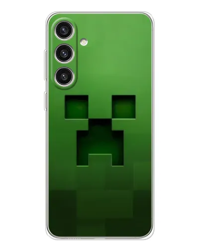Чехол для Samsung Galaxy S25 Plus с картинкой «Крипер микро-дизайн»