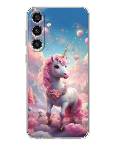 Чехол для Samsung Galaxy S25 Plus с картинкой «Единорог среди облаков» Чехол для Samsung Galaxy S25 Plus с картинкой «Единорог среди облаков»