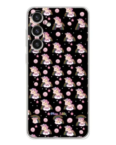 Чехол для Samsung Galaxy S25 Plus с картинкой «Magic Unicorn паттерн» Чехол для Samsung Galaxy S25 Plus с картинкой «Magic Unicorn паттерн»