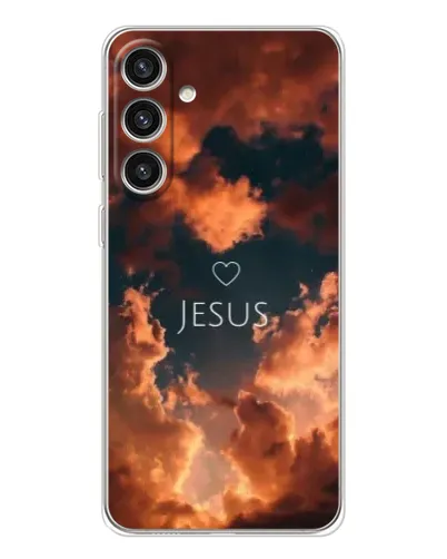 Чехол для Samsung Galaxy S25 Plus с картинкой «Сияние Имени Jesus»