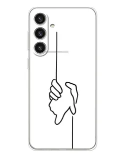 Чохол для Samsung Galaxy S25 Plus з картинкою «Рука тримає» Чохол для Samsung Galaxy S25 Plus з картинкою «Рука тримає»