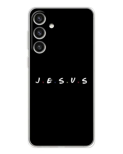 Чехол для Samsung Galaxy S25 Plus с картинкой «Точки веры J.E.S.U.S.»