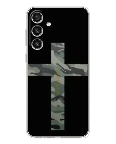 Чехол для Samsung Galaxy S25 Plus с картинкой «Милитари Крест»