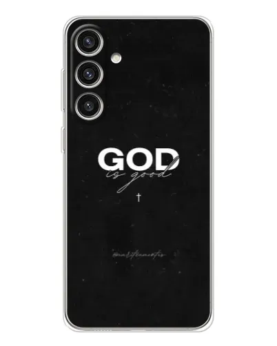 Чехол для Samsung Galaxy S25 Plus с картинкой «GOD — Бог над всем»