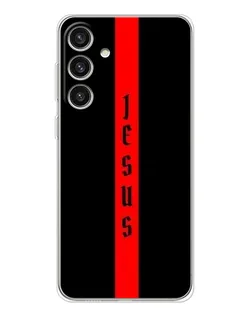 Чехол для Samsung Galaxy S25 Plus с картинкой «Красная линия веры»