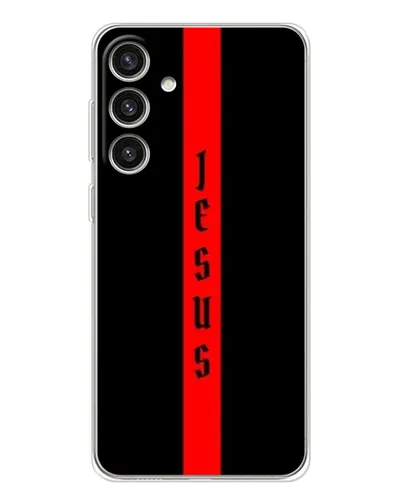 Чехол для Samsung Galaxy S25 Plus с картинкой «Красная линия веры»