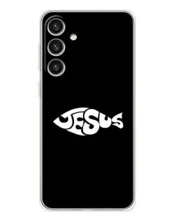 Чехол для Samsung Galaxy S25 Plus с картинкой «Рыба Jesus»