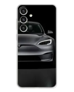 Чохол для Samsung Galaxy S25 Plus з картинкою «Tesla Model S Look»