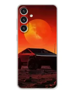 Чохол для Samsung Galaxy S25 Plus з картинкою «Cybertruck на Марсі» Чохол для Samsung Galaxy S25 Plus з картинкою «Cybertruck на Марсі»