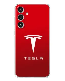 Чохол для Samsung Galaxy S25 Plus з картинкою «Tesla Red Classic» Чохол для Samsung Galaxy S25 Plus з картинкою «Tesla Red Classic»