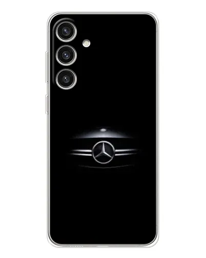 Чехол для Samsung Galaxy S25 Plus с картинкой «Mercedes — абстрактные линии»