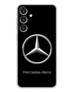 Чехол для Samsung Galaxy S25 Plus с картинкой «Mercedes Silver Logo»