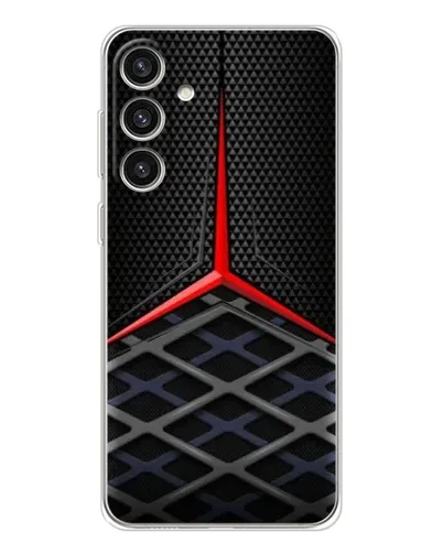 Чехол для Samsung Galaxy S25 Plus с картинкой «Mercedes Carbon Grid»