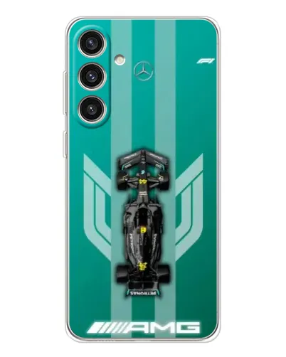 Чехол для Samsung Galaxy S25 Plus с картинкой «Mercedes AMG Petronas»
