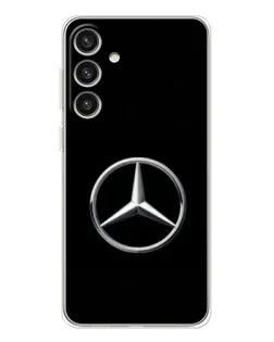 Чехол для Samsung Galaxy S25 Plus с картинкой «Mercedes классический лого»