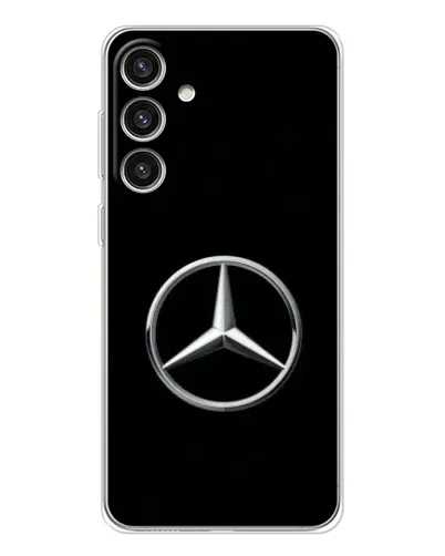 Чехол для Samsung Galaxy S25 Plus с картинкой «Mercedes классический лого»