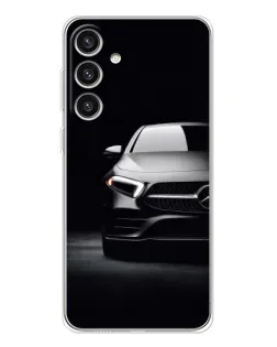 Чехол для Samsung Galaxy S25 Plus с картинкой «Свет фар Mercedes»