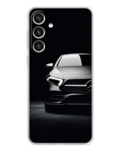 Чехол для Samsung Galaxy S25 Plus с картинкой «Свет фар Mercedes»