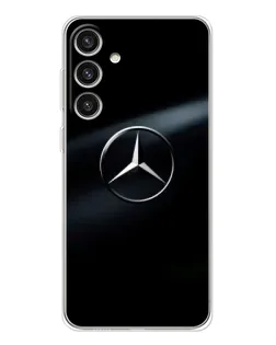 Чохол для Samsung Galaxy S25 Plus з картинкою «Mercedes на металі»