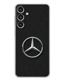Чохол для Samsung Galaxy S25 Plus з картинкою «Карбоновий Mercedes стиль»