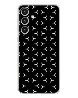 Чохол для Samsung Galaxy S25 Plus з картинкою «Mercedes паттерн зірок»