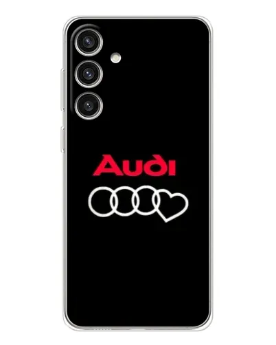 Чехол для Samsung Galaxy S25 Plus с картинкой «Логотип Audi Heart» Чехол для Samsung Galaxy S25 Plus с картинкой «Логотип Audi Heart»