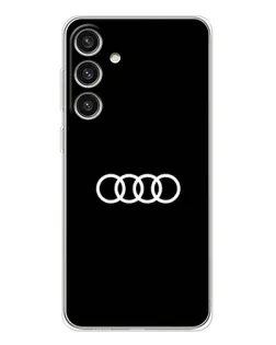 Чехол для Samsung Galaxy S25 Plus с картинкой «Audi White Logo»