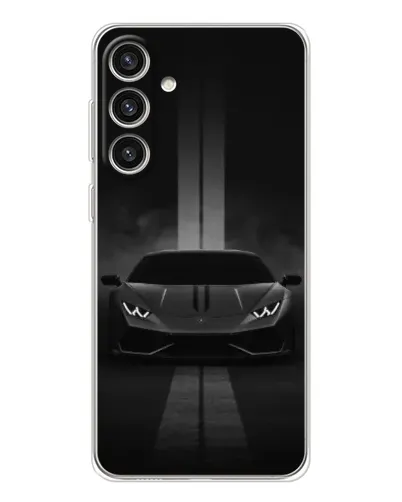 Чехол для Samsung Galaxy S25 Plus с картинкой «Lamborghini симметрия дорог»