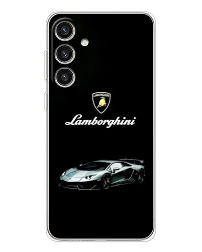 Чехол для Samsung Galaxy S25 Plus с картинкой «Логотип Lamborghini классика»