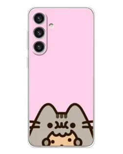 Чохол для Samsung Galaxy S25 Plus з картинкою «Pusheen та печиво»