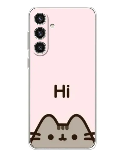 Чохол для Samsung Galaxy S25 Plus з картинкою «Пушин каже Hi»