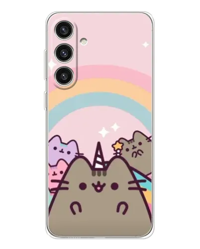 Чохол для Samsung Galaxy S25 Plus з картинкою «Єдиноріг Pusheen»