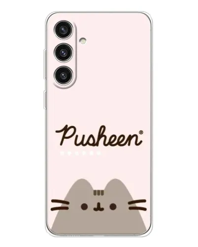 Чохол для Samsung Galaxy S25 Plus з картинкою «Pusheen логотип»