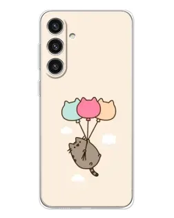 Чохол для Samsung Galaxy S25 Plus з картинкою «Пушин на кульках»