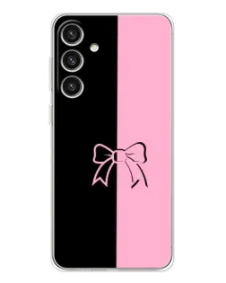 Чехол для Samsung Galaxy S25 Plus с картинкой «Половинки банта»