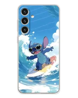 Чехол для Samsung Galaxy S25 Plus с картинкой «Стич на волне» Чехол для Samsung Galaxy S25 Plus с картинкой «Стич на волне»