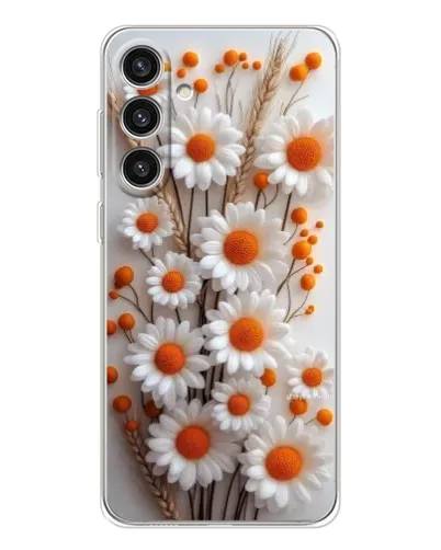 Чохол для Samsung Galaxy S25 Plus з картинкою «Білі сухоцвіти» Чохол для Samsung Galaxy S25 Plus з картинкою «Білі сухоцвіти»