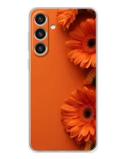 Чохол для Samsung Galaxy S25 Plus з картинкою «Помаранчеві гербери»
